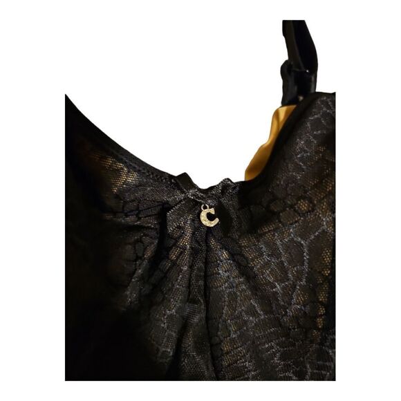 SOLD!! CHANTELLE C Magnifique Seamless Unlined Minimizer Black - Size 44DD - Picture 3 of 8